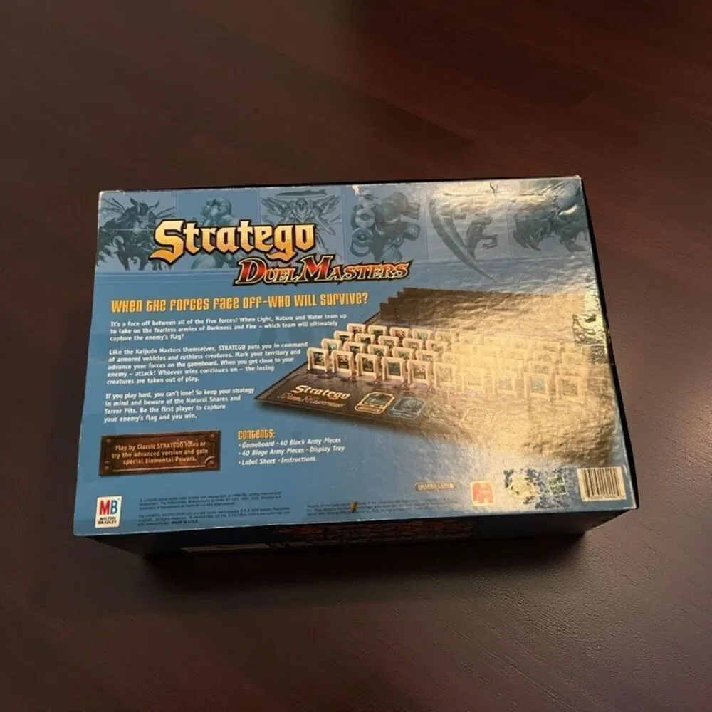 2004 Stratego Duel Masters Board Game Milton Bradley Hasbro COMPLETE